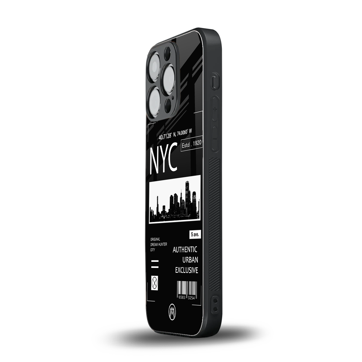 nyc back phone cover | glass case for iphone 15 pro