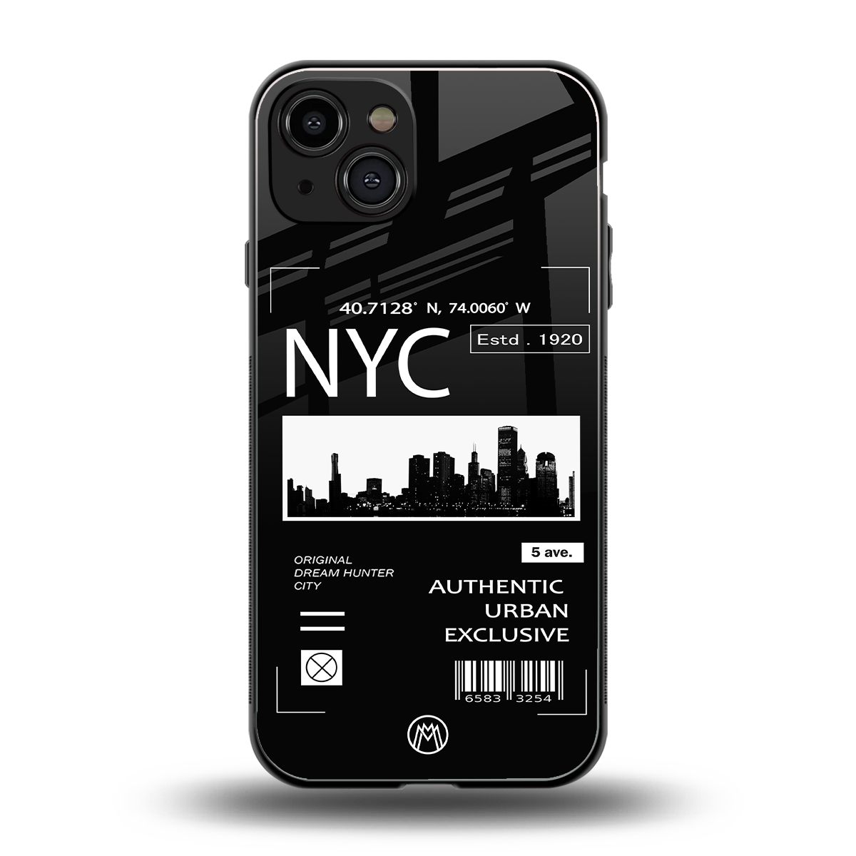 nyc back phone cover | glass case for iphone 15