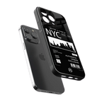 nyc back phone cover | glass case for iphone 15 pro