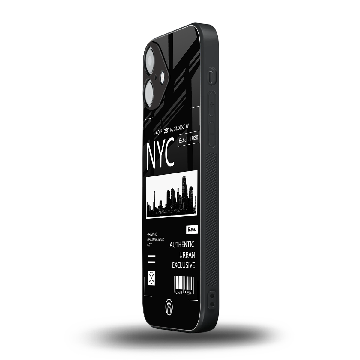 nyc back phone cover | glass case for iphone 16 plus