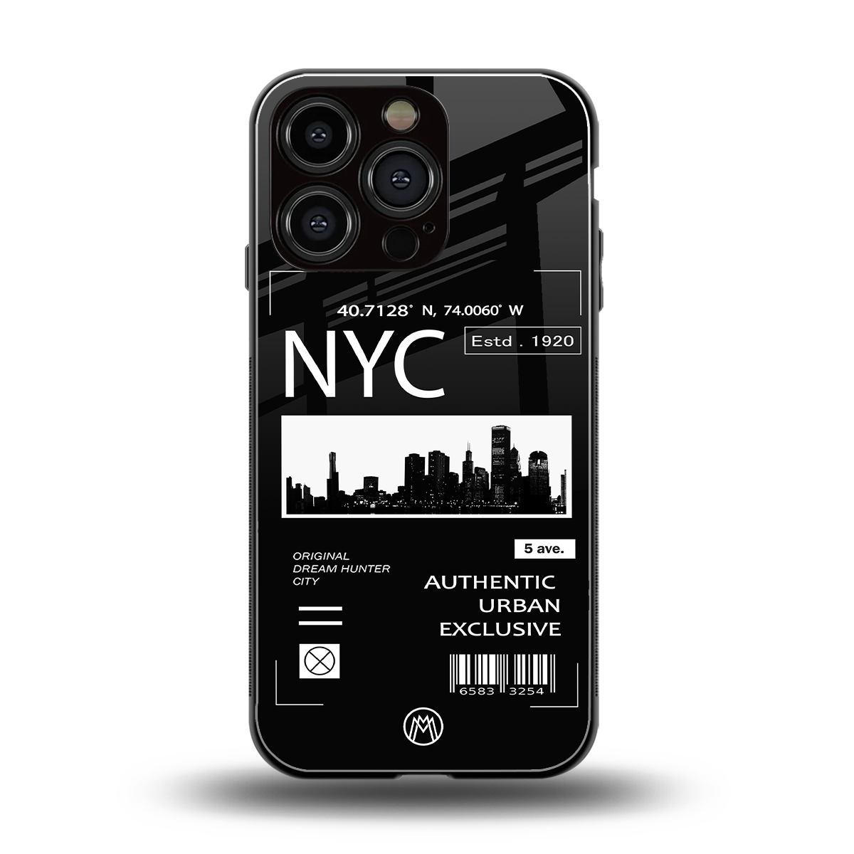 nyc back phone cover | glass case for iphone 16 pro
