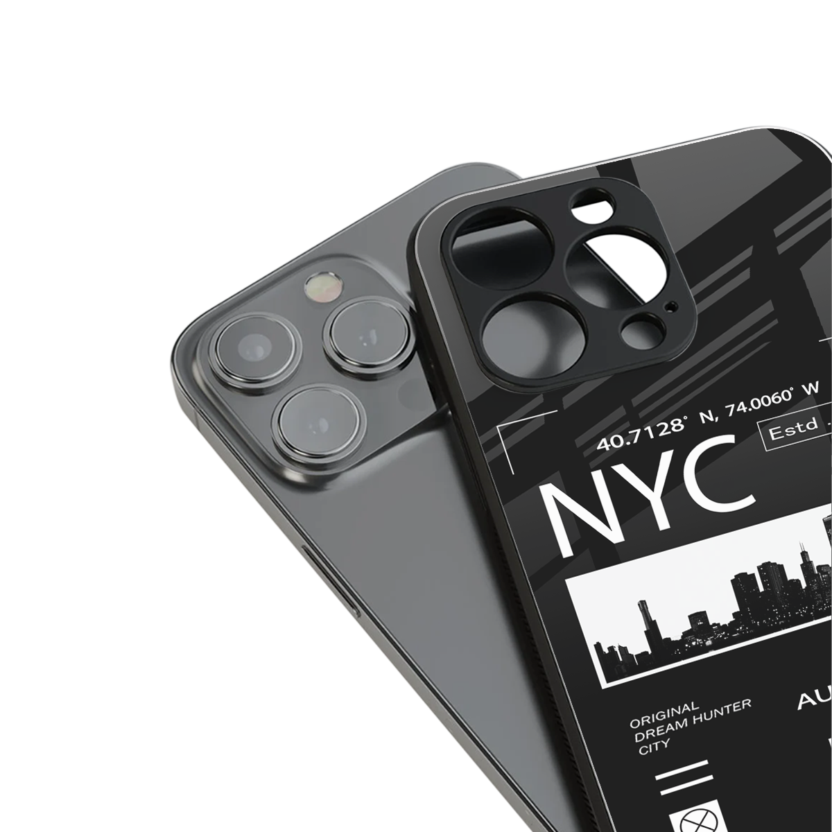 nyc back phone cover | glass case for iphone 16 pro