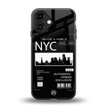 nyc back phone cover | glass case for iphone 16
