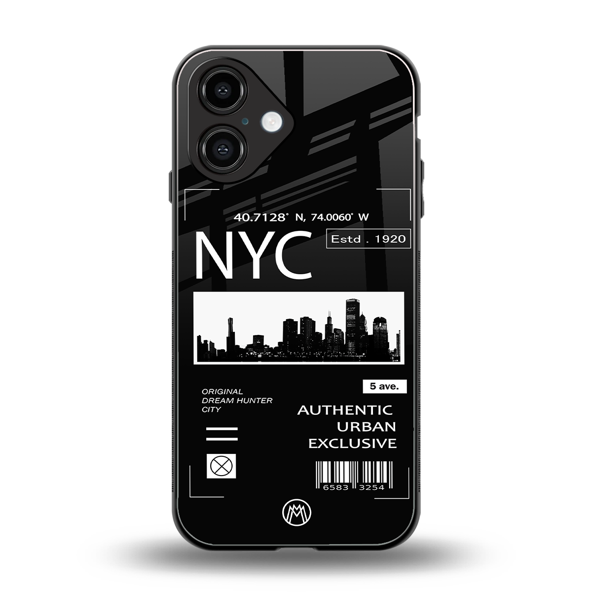 nyc back phone cover | glass case for iphone 16