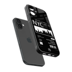 nyc back phone cover | glass case for iphone 16