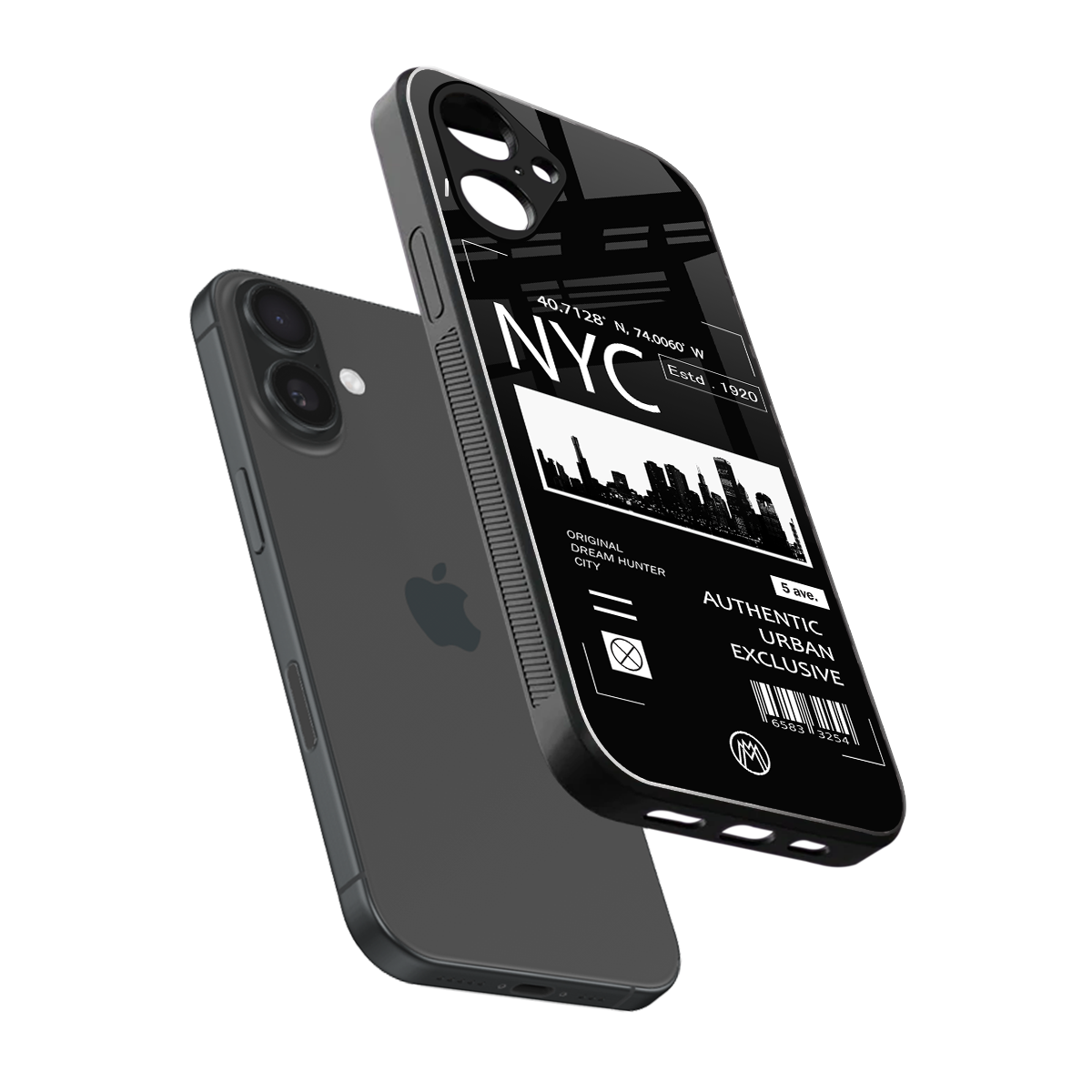 nyc back phone cover | glass case for iphone 16