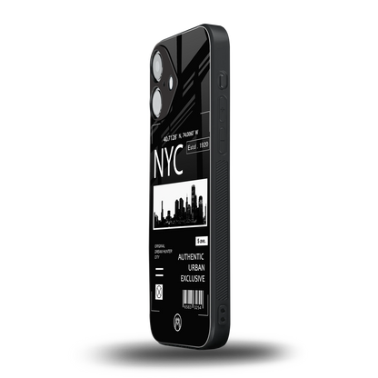 nyc back phone cover | glass case for iphone 16