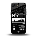 nyc back phone cover | glass case for iphone 16e