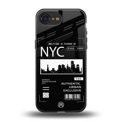 nyc back phone cover | glass case for iphone 16e