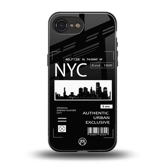 nyc back phone cover | glass case for iphone 16e