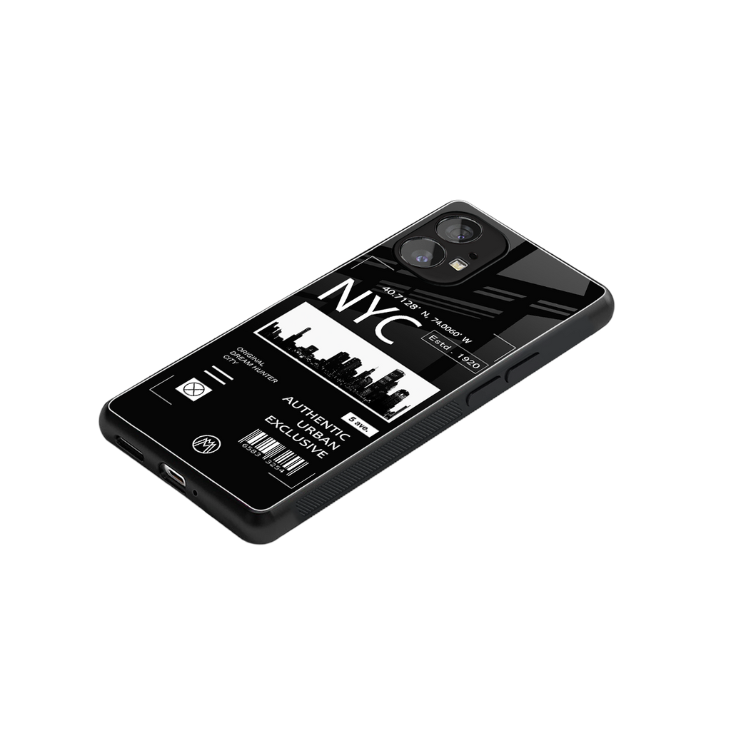 nyc back phone cover | glass case for nothing phone 1