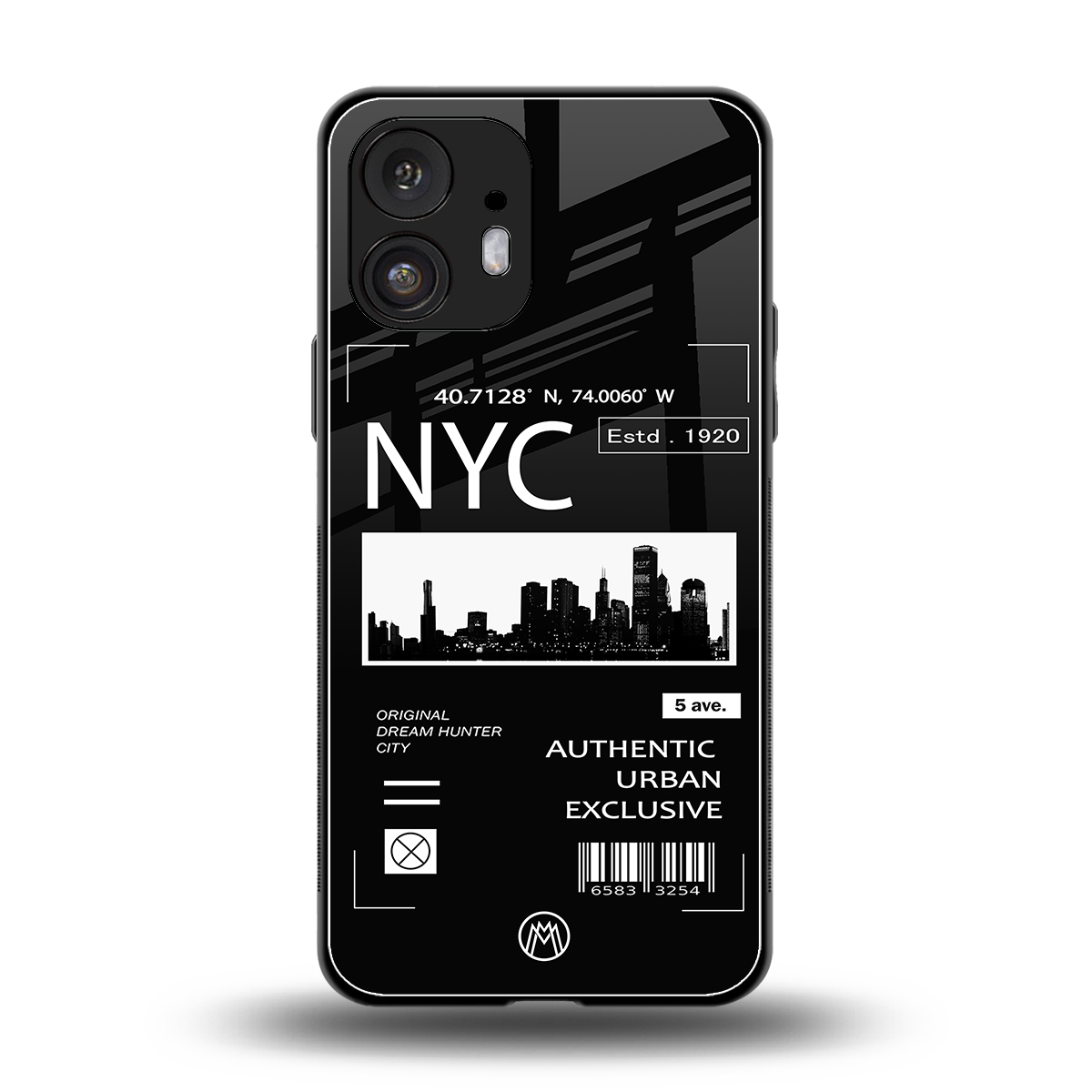 nyc back phone cover | glass case for nothing phone 2