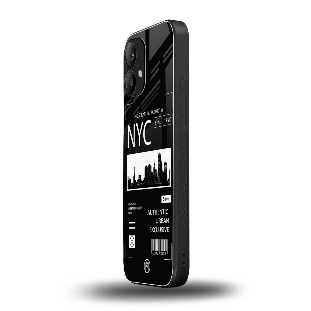 nyc back phone cover | glass case for nothing phone 2