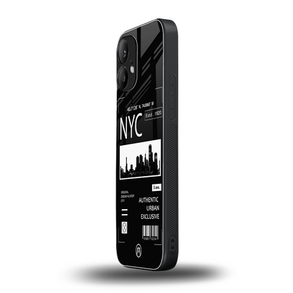 nyc back phone cover | glass case for nothing phone 2