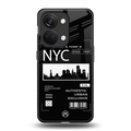 nyc back phone cover | glass case for oneplus nord 3