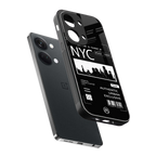 nyc back phone cover | glass case for oneplus nord 3