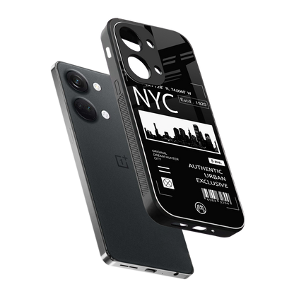 nyc back phone cover | glass case for oneplus nord 3