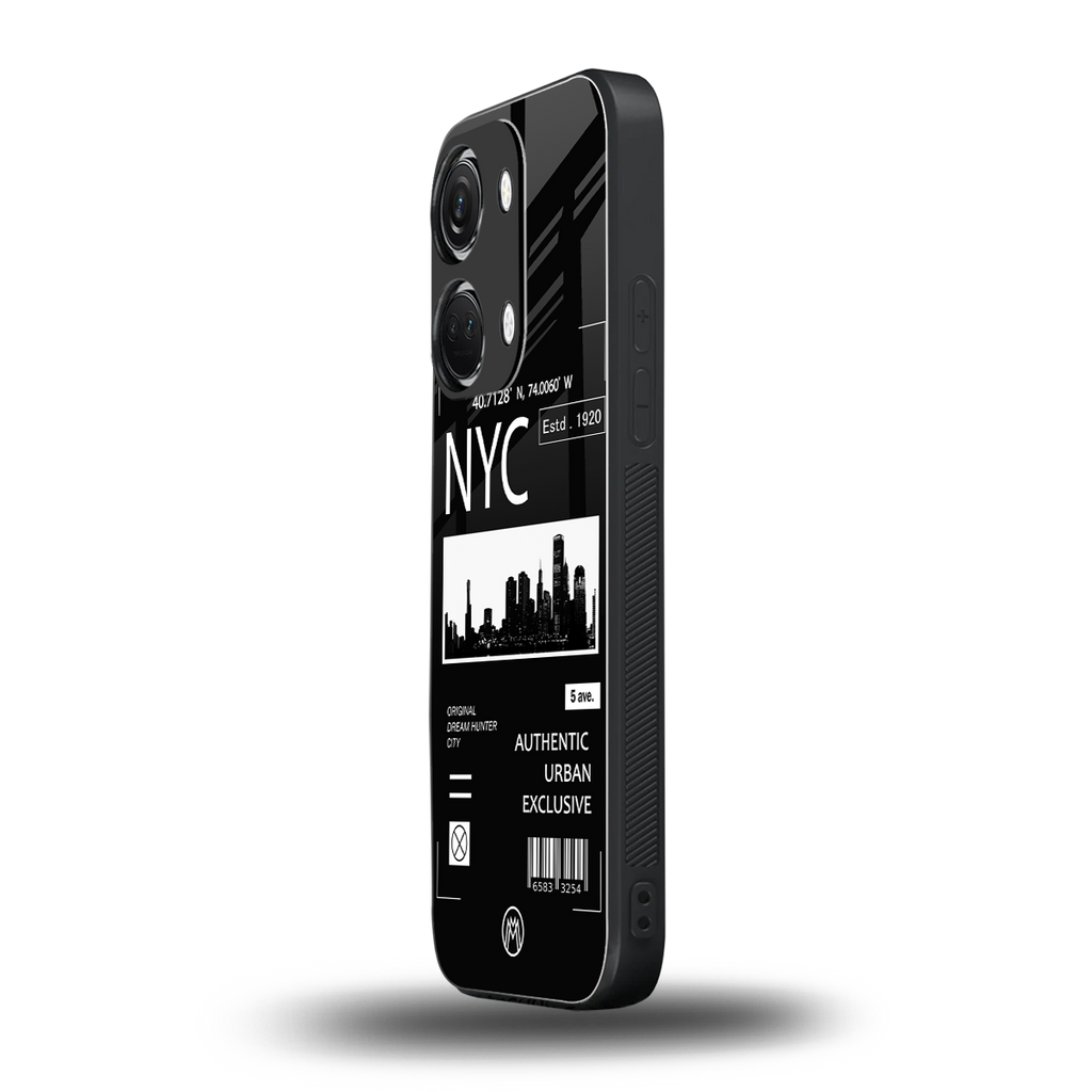 nyc back phone cover | glass case for oneplus nord 3