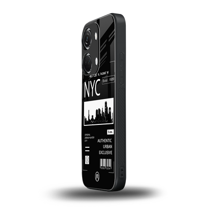 nyc back phone cover | glass case for oneplus nord 3