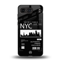 nyc back phone cover | glass case for oneplus nord 4