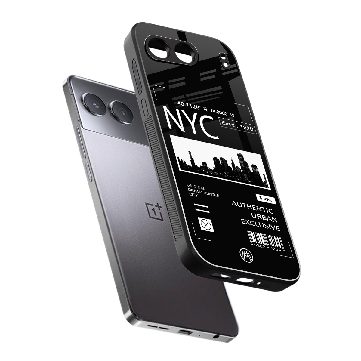 nyc back phone cover | glass case for oneplus nord 4