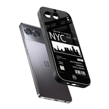 nyc back phone cover | glass case for oneplus nord 4