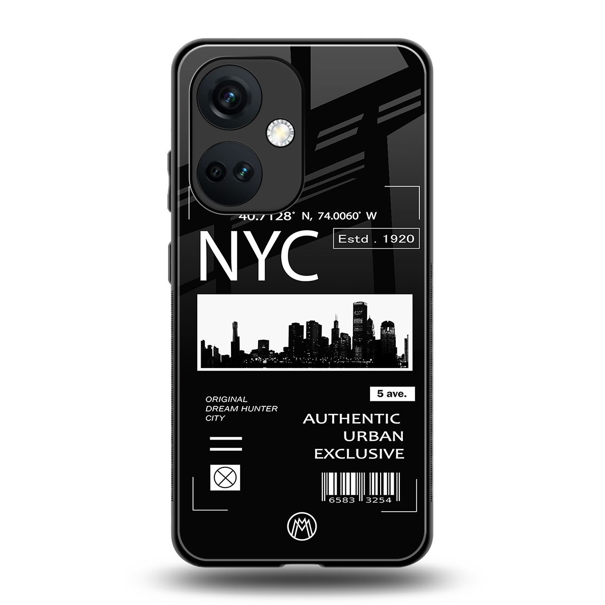 nyc back phone cover | glass case for oneplus nord ce 3