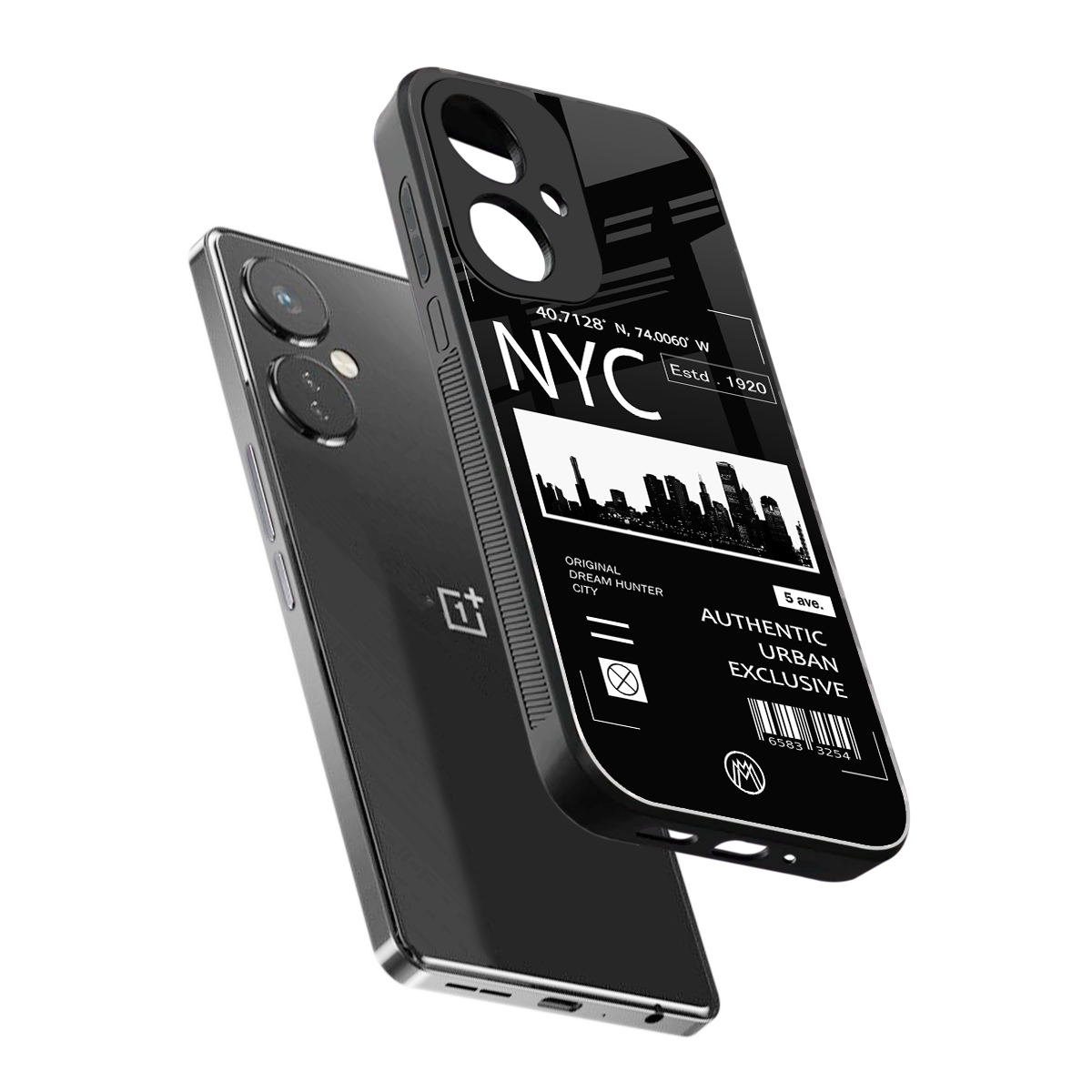 nyc back phone cover | glass case for oneplus nord ce 3