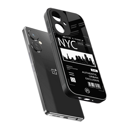 nyc back phone cover | glass case for oneplus nord ce 3