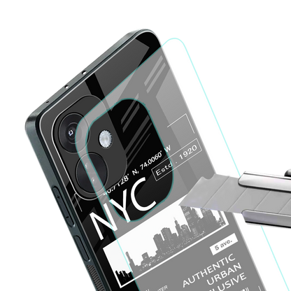 nyc back phone cover | glass case for oneplus nord ce 3