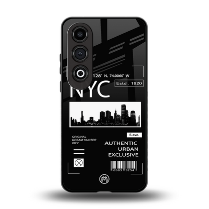 nyc back phone cover | glass case for oneplus nord ce 4