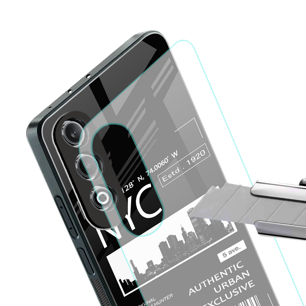 nyc back phone cover | glass case for oneplus nord ce 4