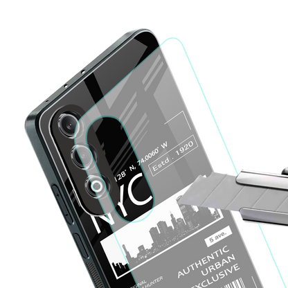 nyc back phone cover | glass case for oneplus nord ce 4