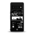 nyc back phone cover | glass case for google pixel 6 pro
