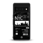 nyc back phone cover | glass case for google pixel 6 pro