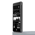 nyc back phone cover | glass case for google pixel 6 pro