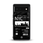 nyc back phone cover | glass case for Google Pixel 6A