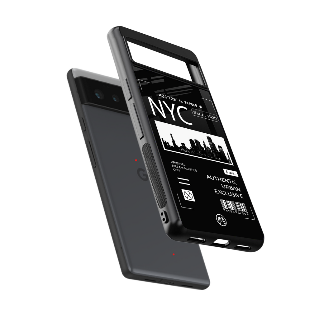 nyc back phone cover | glass case for Google Pixel 6A