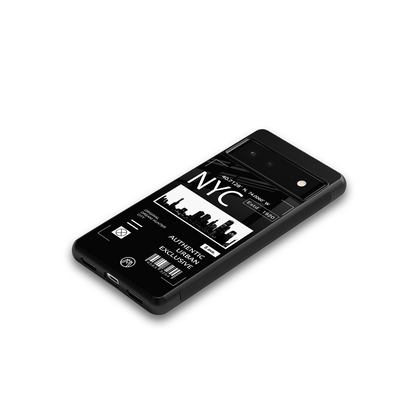 nyc back phone cover | glass case for Google Pixel 6A