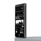 nyc back phone cover | glass case for Google Pixel 6A