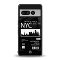 nyc back phone cover | glass case for google pixel 7 pro