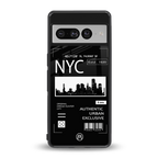 nyc back phone cover | glass case for google pixel 7 pro