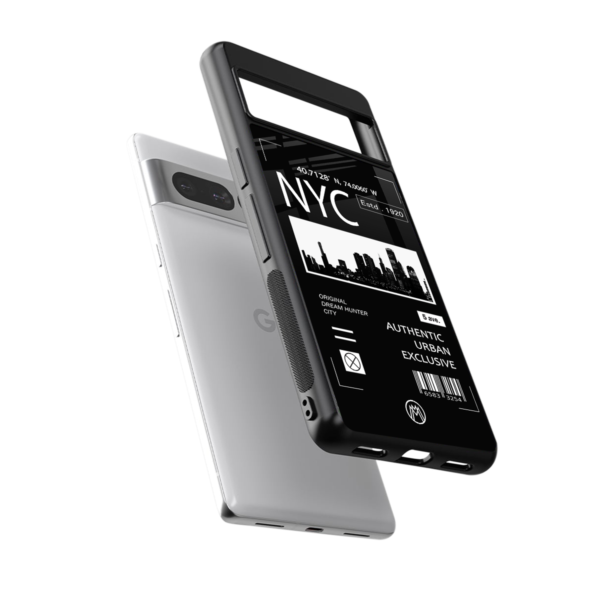 nyc back phone cover | glass case for google pixel 7 pro