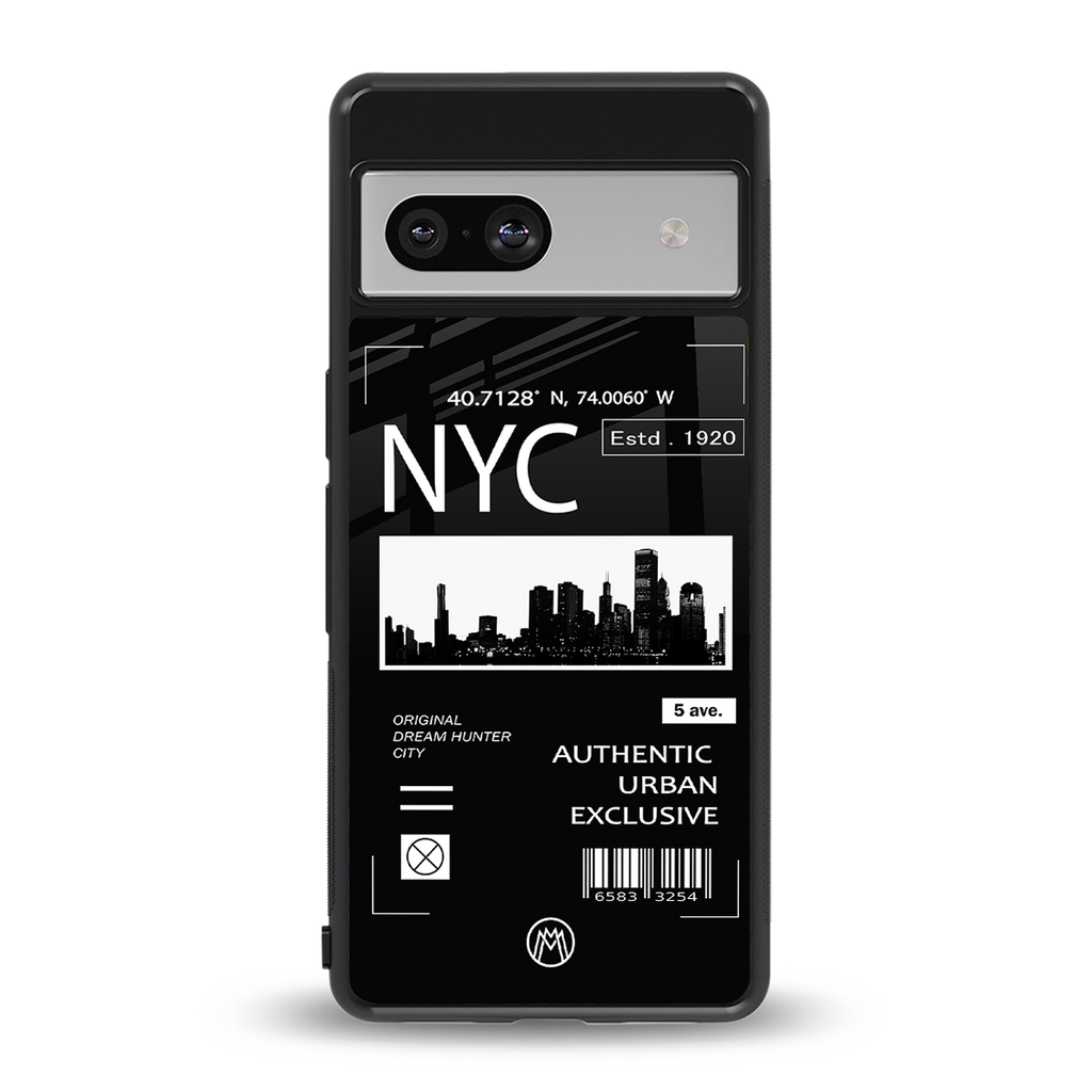 nyc back phone cover | glass case for Google Pixel 7