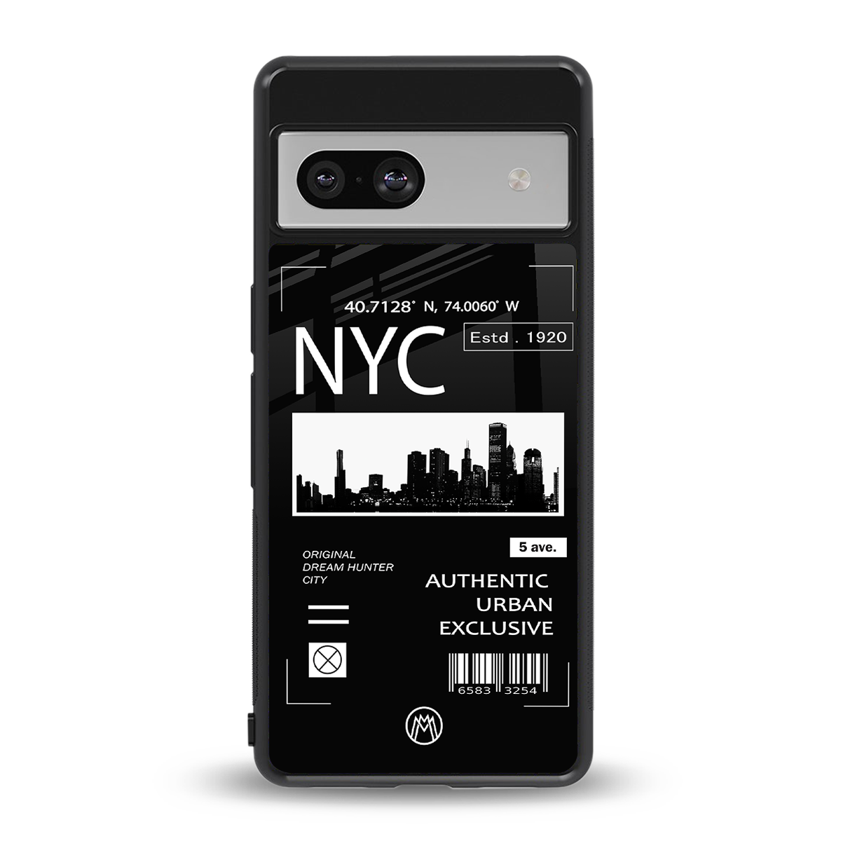 nyc back phone cover | glass case for Google Pixel 7A