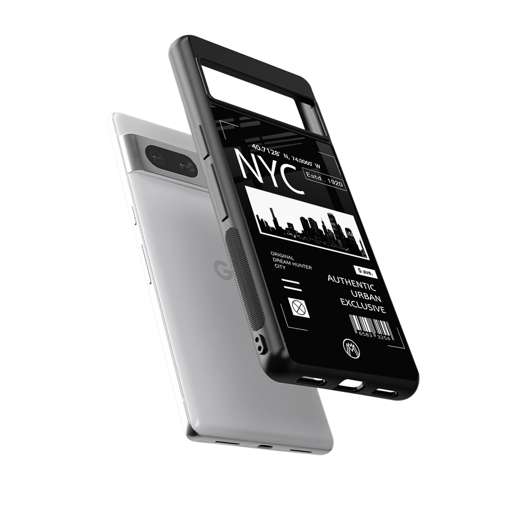 nyc back phone cover | glass case for Google Pixel 7A