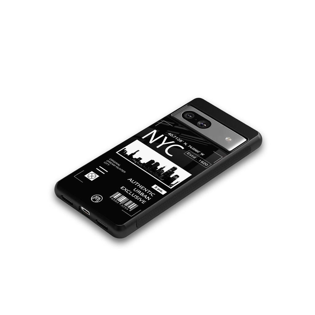 nyc back phone cover | glass case for Google Pixel 7