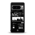 nyc back phone cover | glass case for google pixel 8 pro