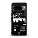 nyc back phone cover | glass case for google pixel 8 pro