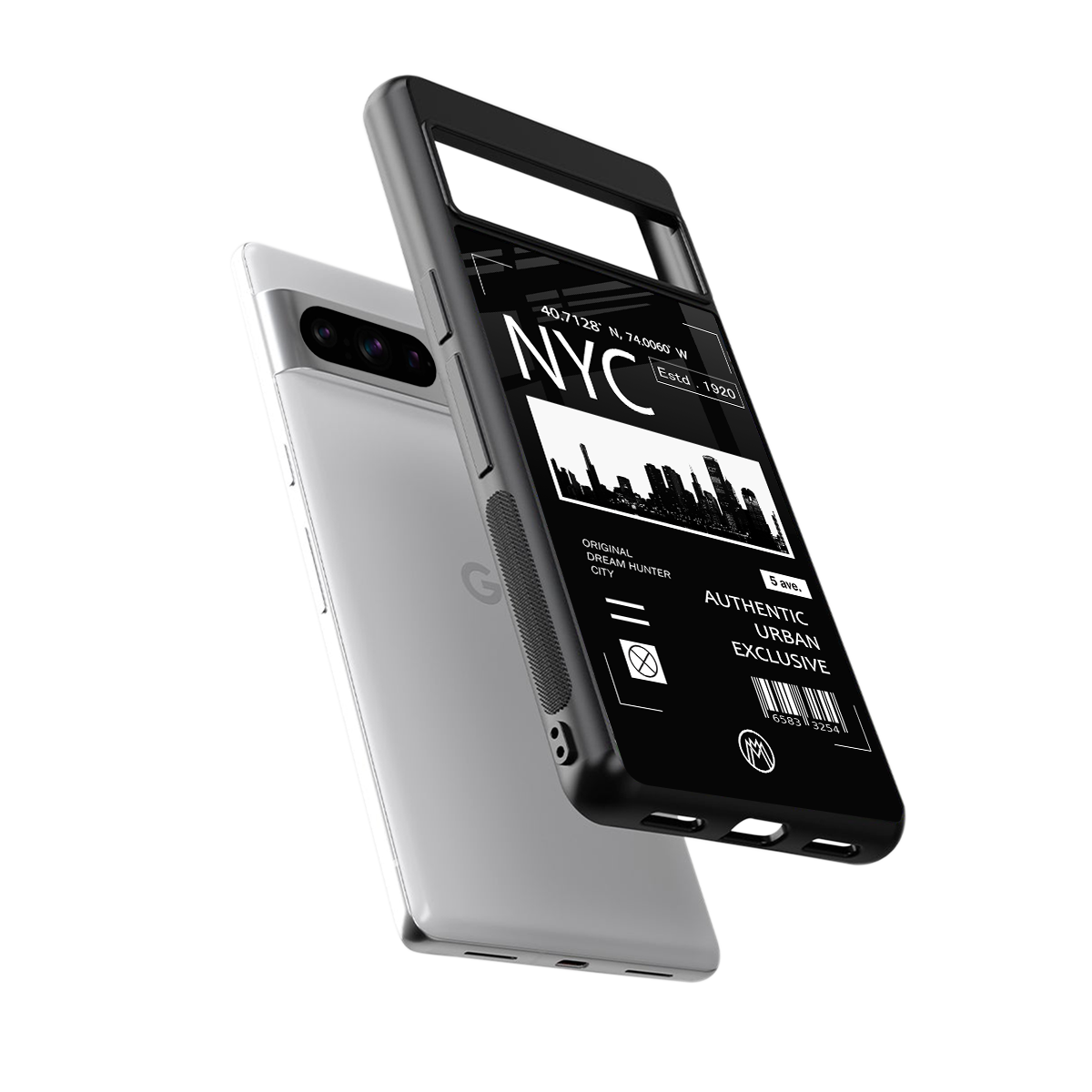 nyc back phone cover | glass case for google pixel 8 pro